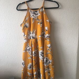 Yellow Floral dress
